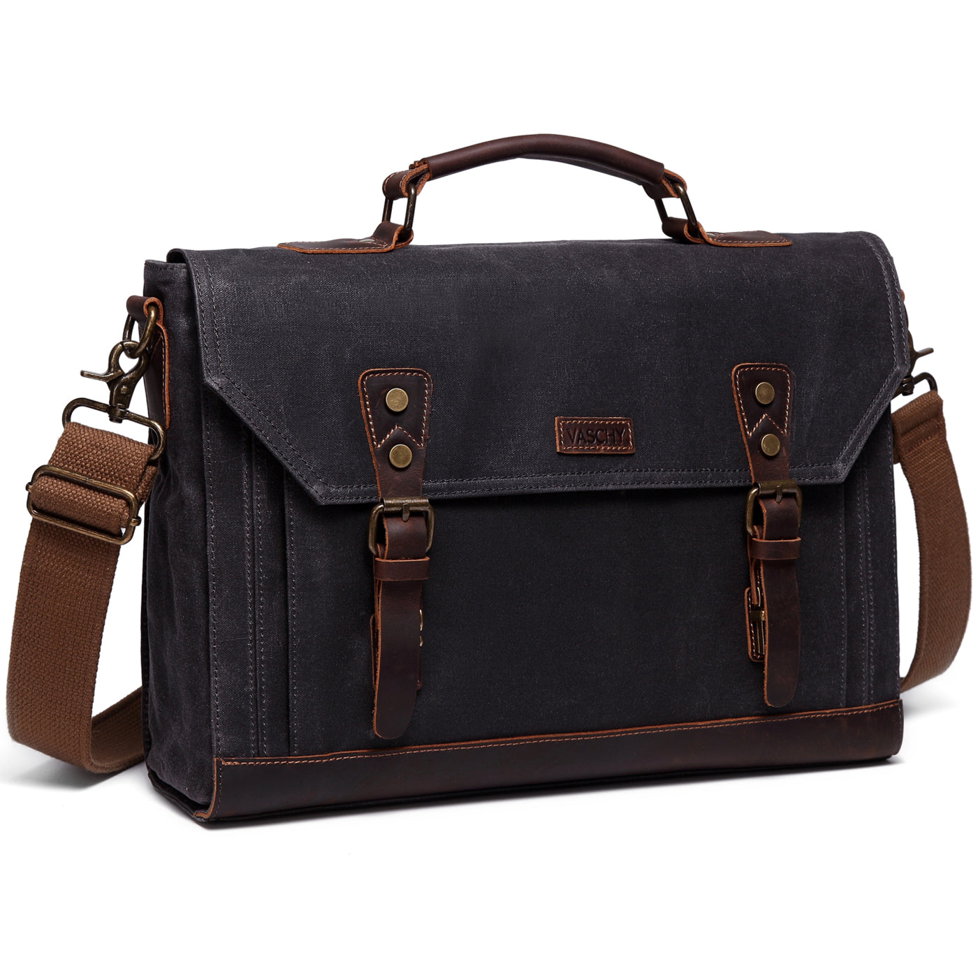 17 Inch Laptop Satchel Messenger Bag - Main Image