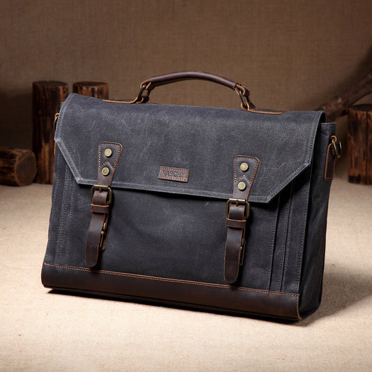 17 Inch Laptop Satchel Messenger Bag
