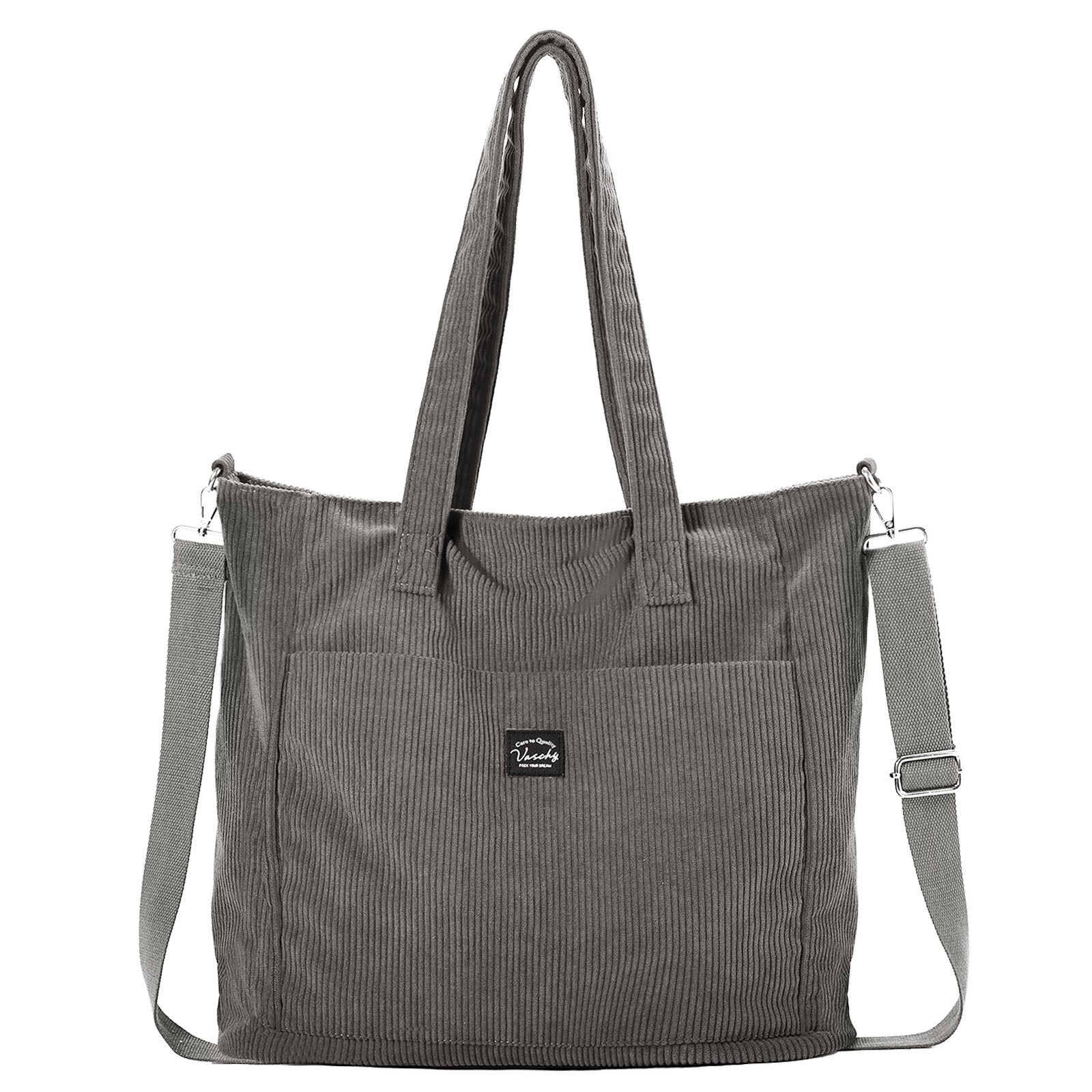 Corduroy Tote Bag for Women