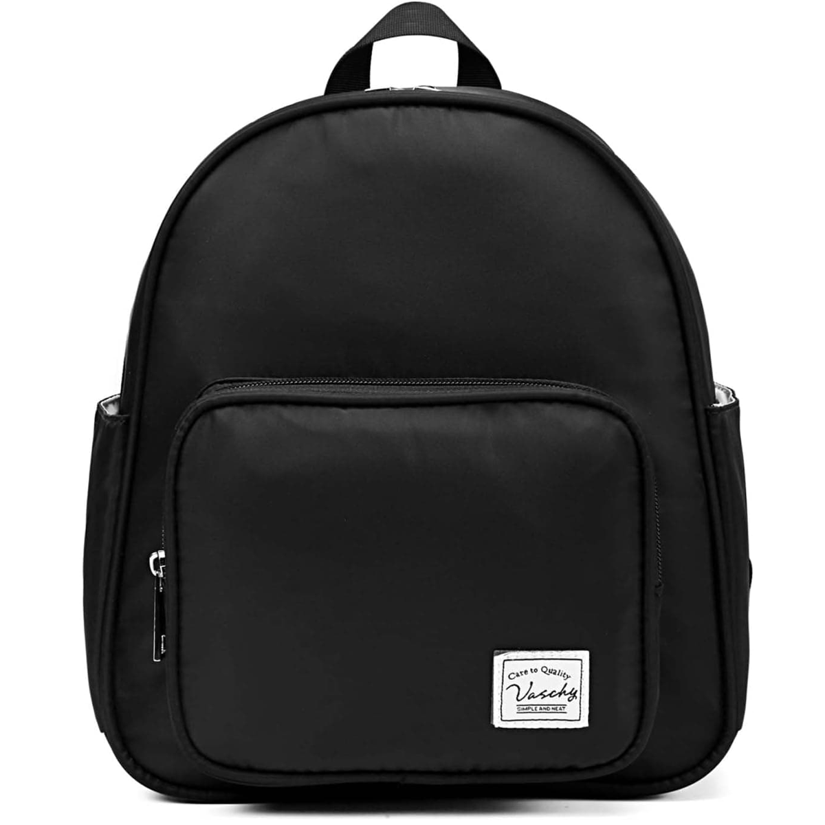 cute mini black backpack Vaschy|Cute Mini Lightweight Backpacks|