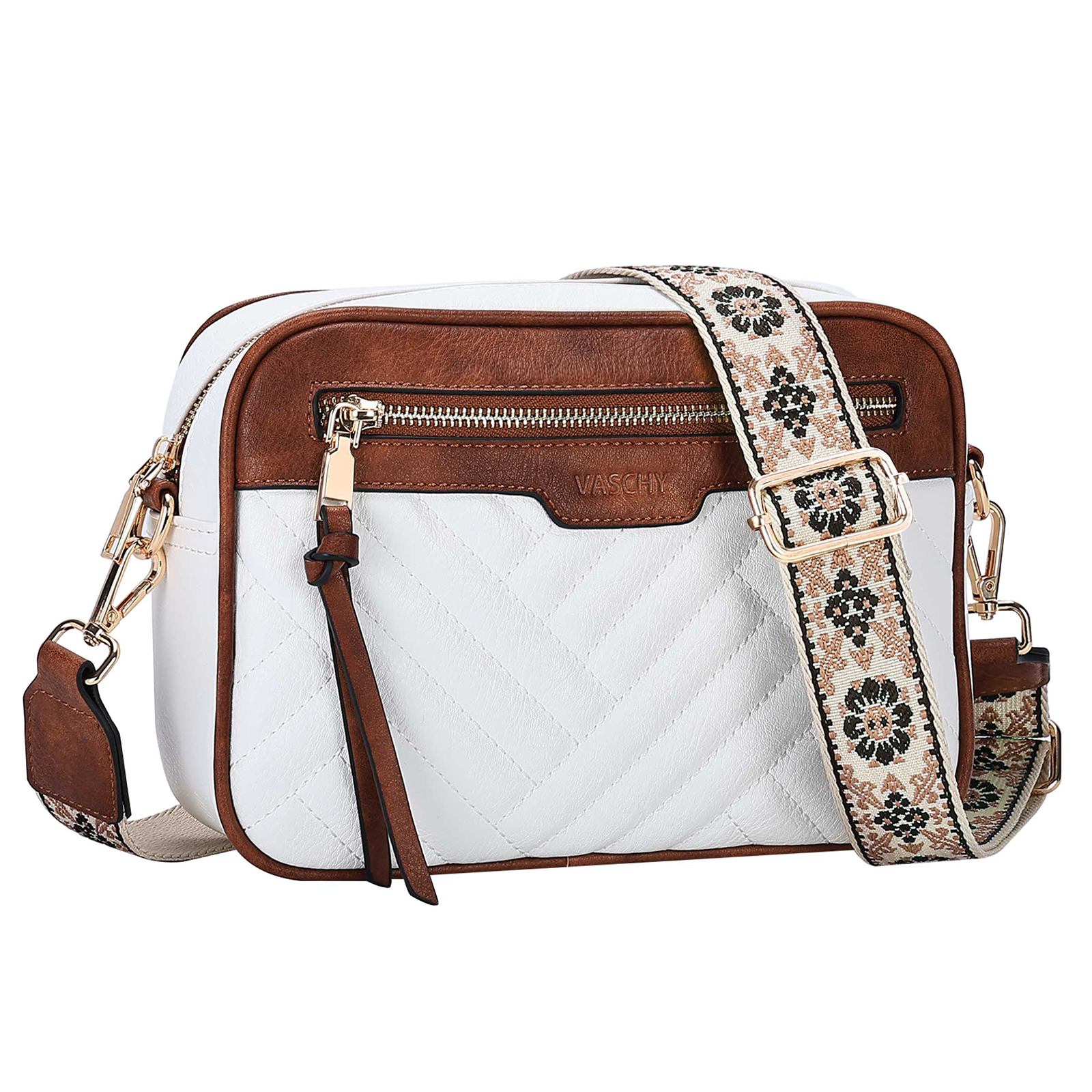 Quilted Chevron Crossbody Purse Bags