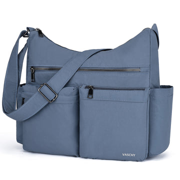 VASCHY Nylon Crossbody Messenger Bag for Women