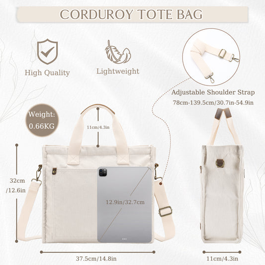 Casual Sturdy Work Tote Bag