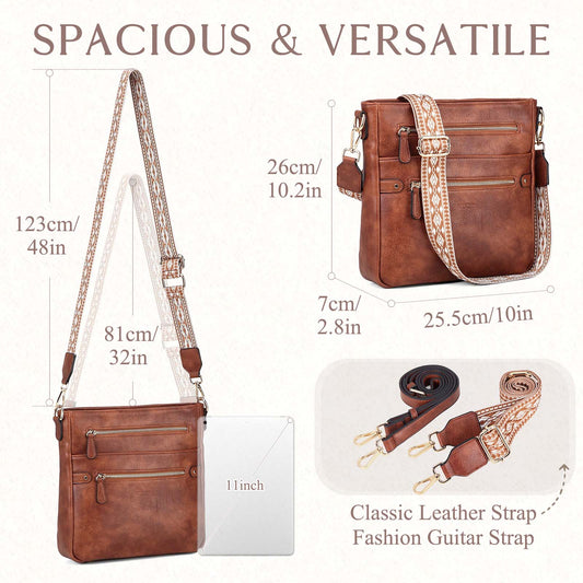 Fashion Vegan  Crossbody Bag