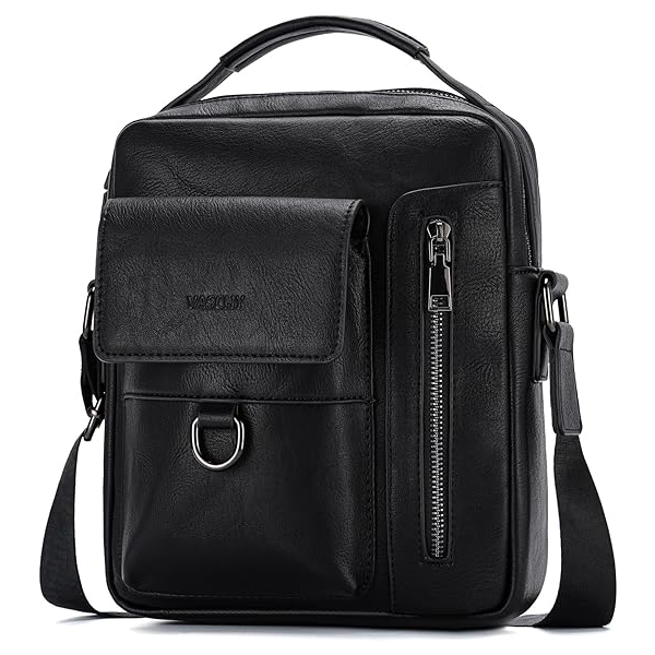 Leather Messenger Bag