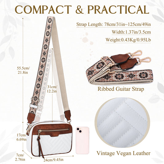 Quilted Chevron Crossbody Purse Bags