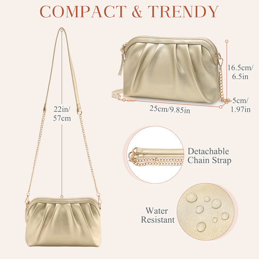 Fashion Ruched Clutch Purse