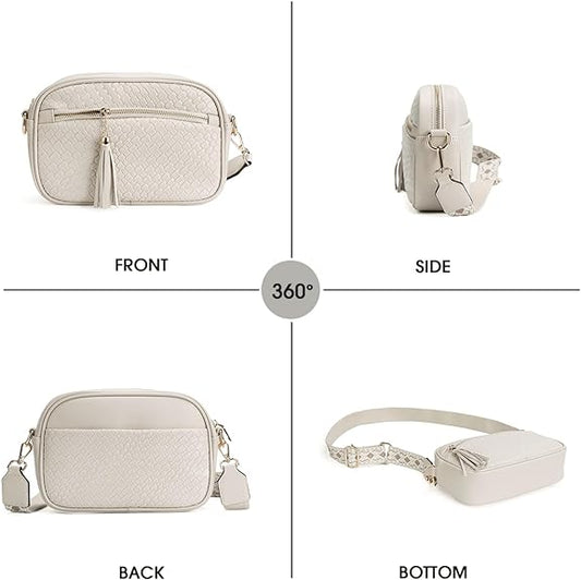 Trendy Vegan Leather Crossbody Purse Bags for Women