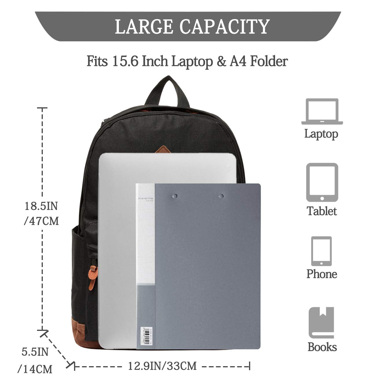 ClassicPack Reinforced Suede-Bottom 15.6in Laptop Daypack ClassicPack Reinforced Suede-Bottom 15.6in Laptop Daypack