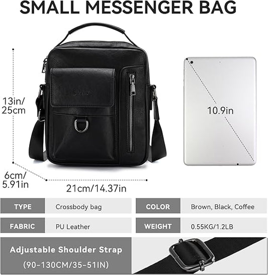 Leather Messenger Bag