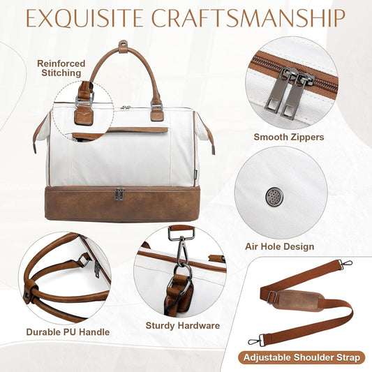 High Capacity Travel Duffle Bag for Women