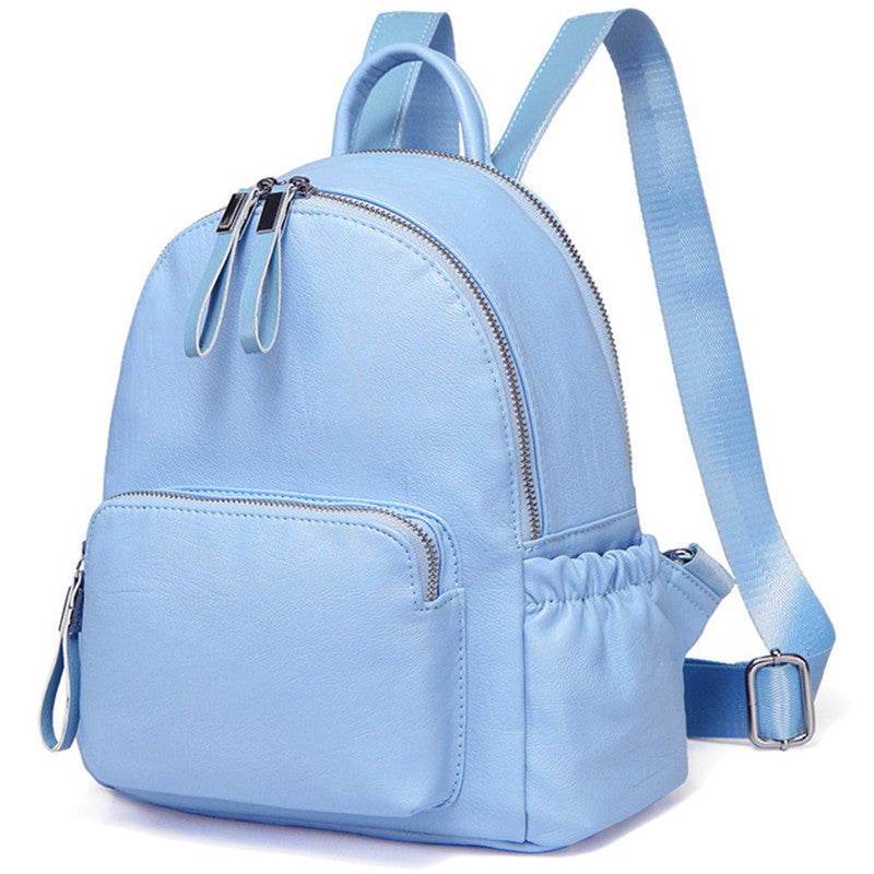 New VASCHY Baby Blue Mini Backpack Purse New VASCHY Baby Blue Mini Backpack Purse main image 2